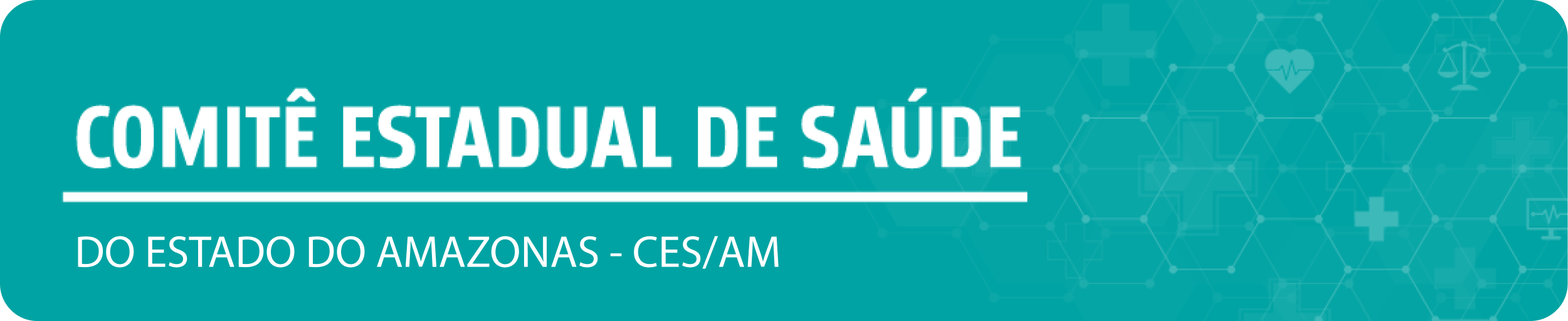 Banner do Comitê Estadual de Saúde - CES/AM